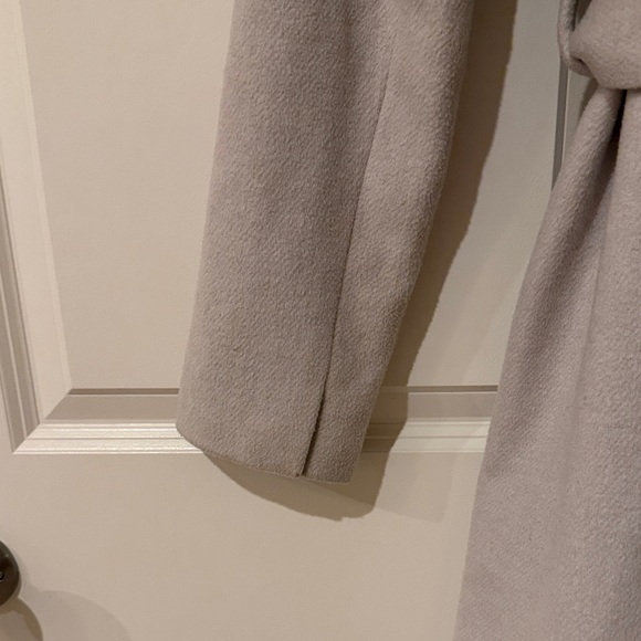 Limited Scandal Collection Light Tan Women's Draped Wool-Blend Coat - Picture 5 of 5